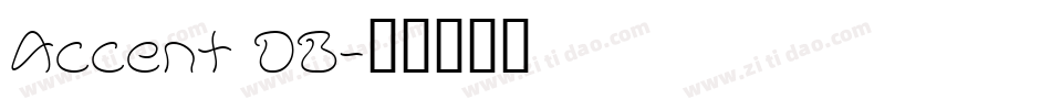 Accent DB字体转换